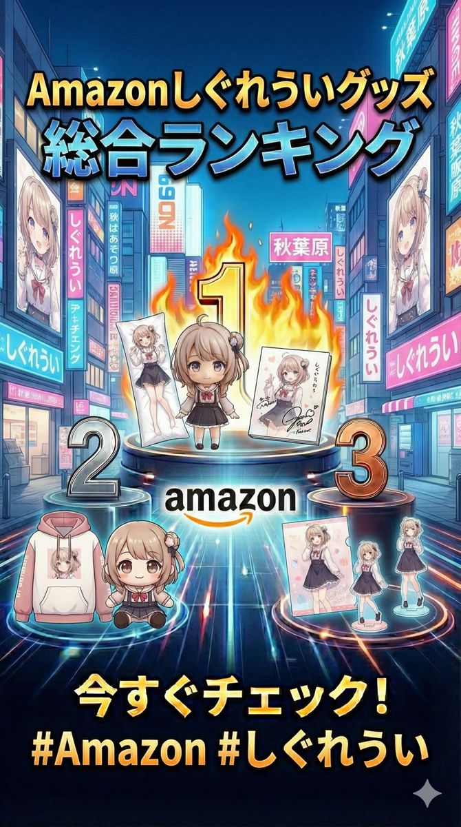 2026年07月18日 Amazonしぐれういグッズ売れ筋ランキング