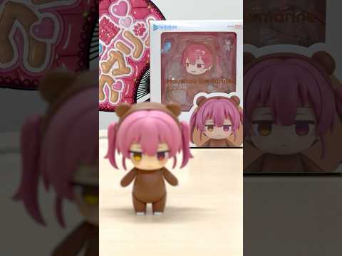 どっちが本物？クマリンVSねんどろいどクマリン🐻funnyvideo shorts サムネイル