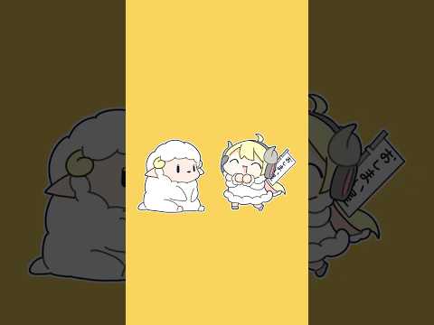 【手描きアニメ】ノリノリなおしまい屋さん🎧🎶 shorts ぼくらのなぞなぞ サムネイル