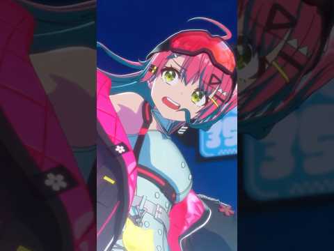 転調シーンかっこよすぎるアニメMV💥ファッションビート さくらみこ hololive vtuber shorts サムネイル