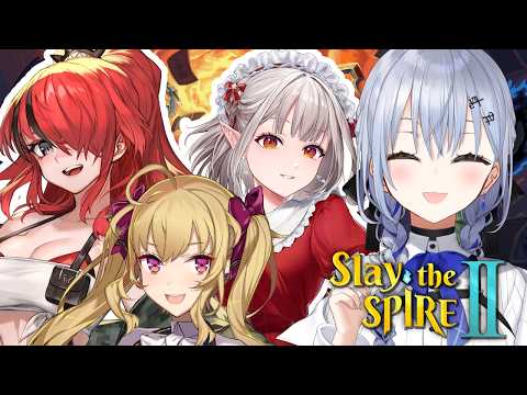 【 Slay the Spire 2 】女子会スレスパ♡【にじさんじ / 葉加瀬冬雪 レイン・パターソン える 鷹宮リ… サムネイル
