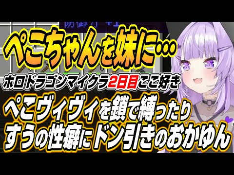 【hololive切り抜き/猫又おかゆ】ぺこヴィヴィを鎖で縛ったりすうちゃんのサイコパス過ぎる性癖にドン引きするおかゆんのホ… サムネイル