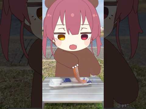 クマリン、川で狩りをする🐟🐻asmr 環境音 funnyvideo shorts サムネイル