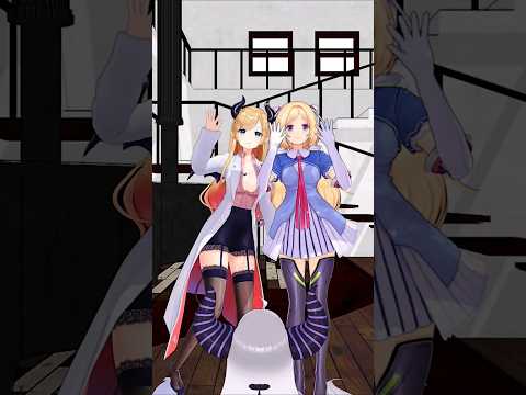 【mmd】めにしゅき♡ラッシュっしゅ！ アキちょこ mmdhololive hololivemmd サムネイル