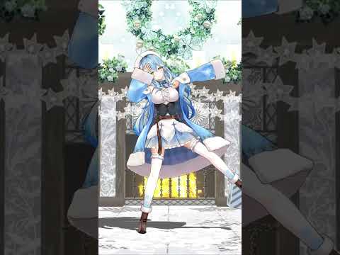 【mmd】好き！雪！本気マジック 雪花ラミィ  mmdhololive hololivemmd サムネイル