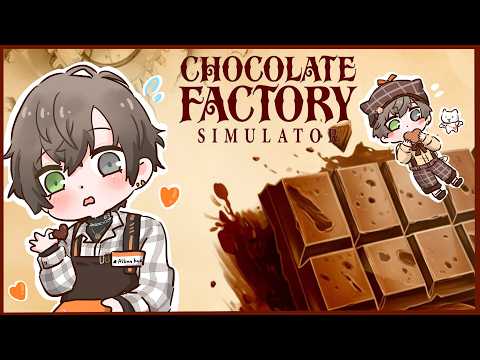 MAKING VALENTINE CHOCOLATE TOGETHER!! 【 CHOCOLATE FACTORY S… サムネイル