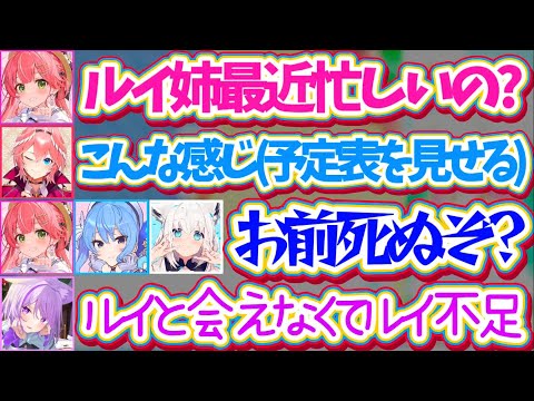 【もう金ルイ】最近忙しすぎたので試しに『お互いの予定表』見せ合った結果、ルイ姉の多忙なスケジュールを見て過労を心配する… サムネイル