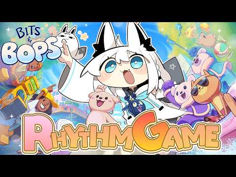 【Bits & Bops】海外で噂の軽快なリズムゲーム！…この感じ知ってる！？！？？【hololive/白上フブキ】 サムネイル