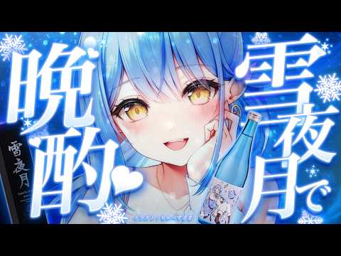 【晩酌】雪夜月で晩酌、しちゃう…？♡【雪花ラミィ /ホロライブ】 サムネイル