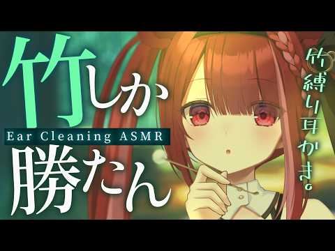 【ASMR/3Dio】極上の竹でカリカリ引っ掻く耳かき。ごっそり耳掃除。耳かき。耳掃除。睡眠┆囁き┆Earcleani…