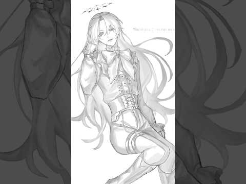 イラストメイキング skeb commission art illustration サムネイル