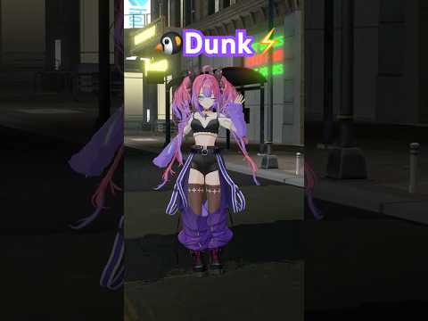 ばんちょーの『Dunk』🏀踊ってみた！【綺々羅々ヴィヴィ】vtuber hololive dance サムネイル