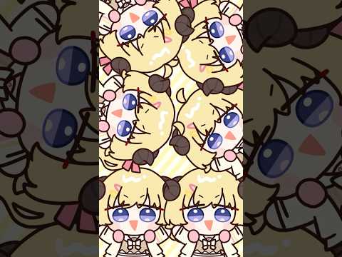 【手描き切り抜き】セルフ音MADわため shorts vtuber サムネイル