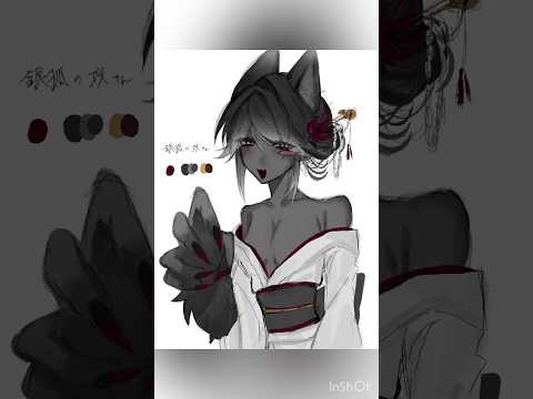 お名前募集中！ illustration art イラスト イラストメイキング oc サムネイル