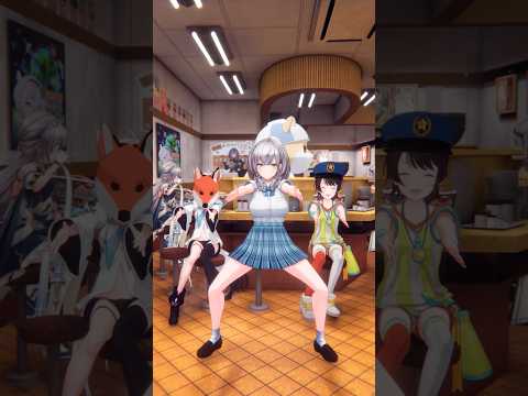 【VAVAVA！バーチャル大分】牛丼食べながら踊っちゃう⁉️vtuber 白銀ノエル shorts サムネイル