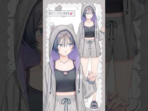 ラフでかわいい＆メロい♡綺沙良の新衣装【綺沙良/にじさんじ】shorts 切り抜き 新衣装 サムネイル