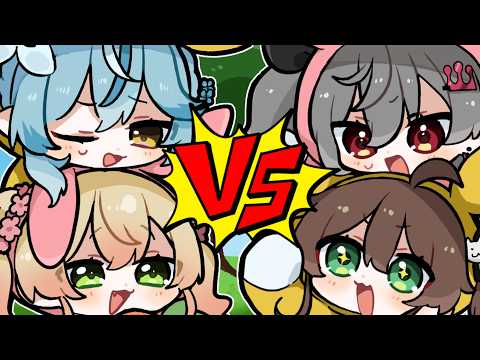 【スーパーバニーマン】どっちがきょうりょくちからつよいかたたかえ！【ホロライブ/夏色まつり】 サムネイル