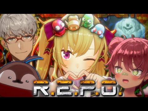 【R.E.P.O.】アプデきたらし～！👻　w/焼きパン アルランディス 日向まる 【nijisanji/鷹宮リオン】 サムネイル