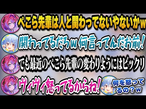ぺこらの事が好き過ぎてとあるカワイイ理由でぺこらに怒っているヴィヴィｗ【hololive切り抜き/兎田ぺこら/綺々羅々ヴィヴ… サムネイル