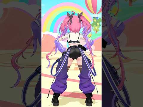 はちゃめちゃわちゃライフ踊ってみた！🍑【綺々羅々ヴィヴィ】vtuber hololive dance shorts ふ… サムネイル