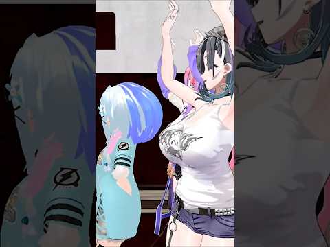 【mmd】めにしゅき♡ラッシュっしゅ！ 水宮枢 輪堂千速  綺々羅々ヴィヴィ mmdhololive hololivemmd サムネイル