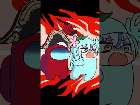 ホロメンから批判殺到するマリン船長amongus shorts サムネイル