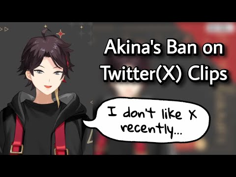 akina's ban on twitter(x) clips | Nijisanji eng subs サムネイル