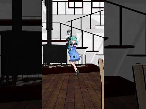 【mmd】Color Mixing みどり/どこでもジャンボリー！ mmdhololive hololivemmd サムネイル