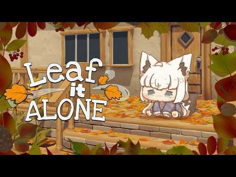 【Leaf it Alone】落ち葉を拾ってお片付けして綺麗にする。【白上フブキ/ホロライブ】 サムネイル
