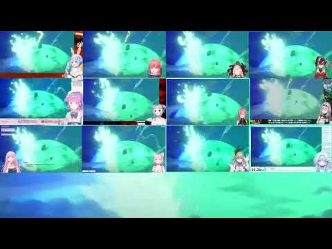 【ホロライブ切り抜き】【同時再生】ドラゴンボールZ KAKAROT 親子かめはめ波 ホロライブ サムネイル