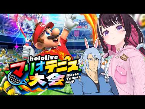 【マリオテニス フィーバー】教えて！ぺこーち！ぺこら塾で強くなる！！！【hololive / AZKi】 サムネイル