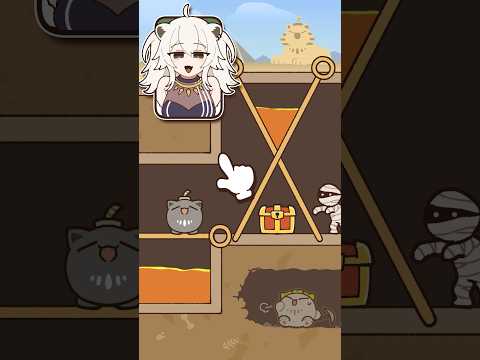 このゲームクリアできる？【獅白ぼたん / hololive】ssrb animation anime shorts kawa… サムネイル