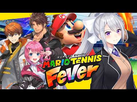 【マリオテニス フィーバー】ラケット🏓を使って最速スマッシャーの称号を掴み取れ🥎【nijisanji / 樋口楓】 サムネイル