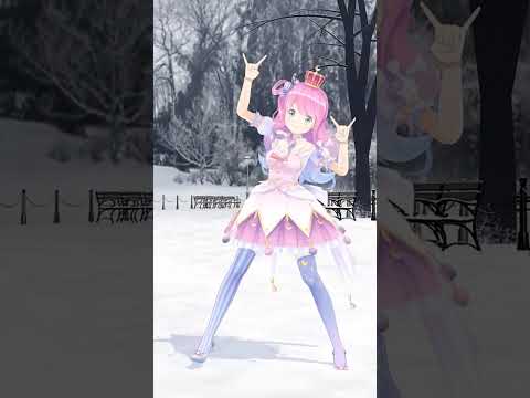 【mmd】KYAWAII♡5000%/ いずれ菖蒲か杜若  ルーナ mmdhololive hololivemmd  shorts サムネイル