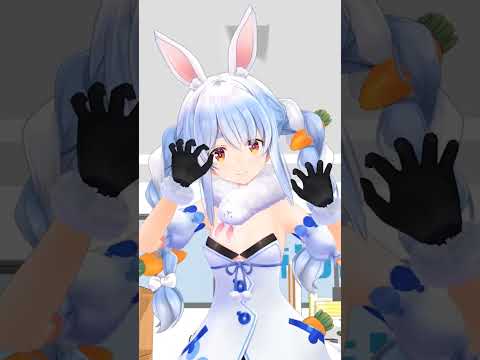 【mmd】だららら🦀！だららら🐰！ 兎田ぺこら  mmdホロライブ ホロライブmmd サムネイル