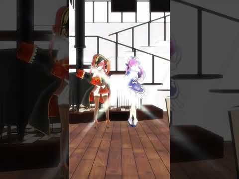 【mmd】Color Mixing むらさき（Purple）/どこでもジャンボリー！ mmdhololive hololivemmd サムネイル
