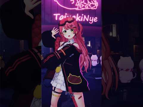 ファッションビート バグちと踊ってみた⚡️🩷💛どっちが好き？ さくらみこ vtuber shorts サムネイル